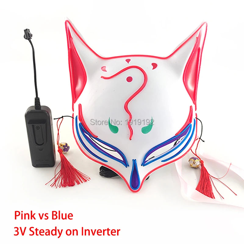 Happy Halloween: Máscara Luminosa para Fiestas