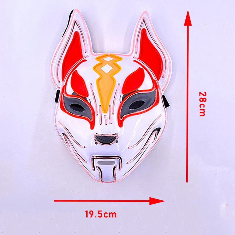 Happy Halloween: Máscara Luminosa para Fiestas