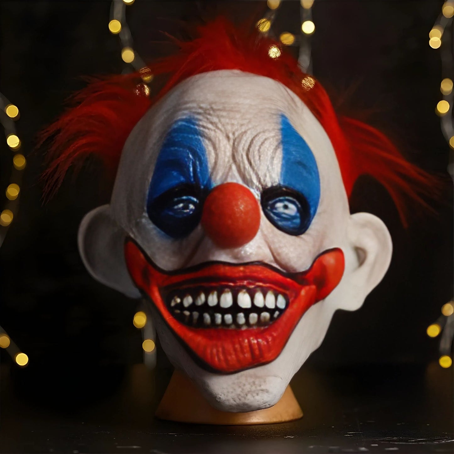 HAPPY PAYASO de Latex - Máscara para Fiestas Bromas y Sustos