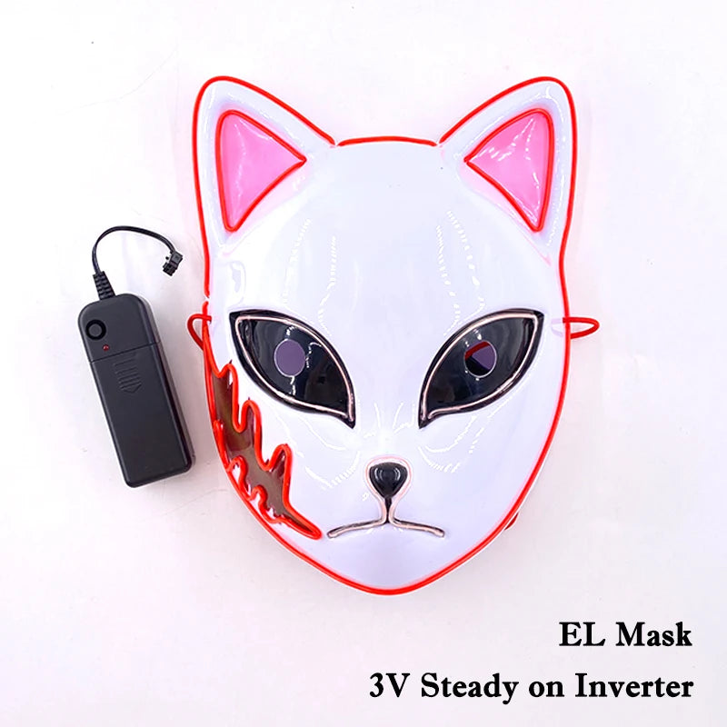 Happy Halloween: Máscara Luminosa para Fiestas