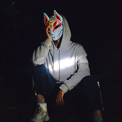 Happy Halloween: Máscara Luminosa para Fiestas