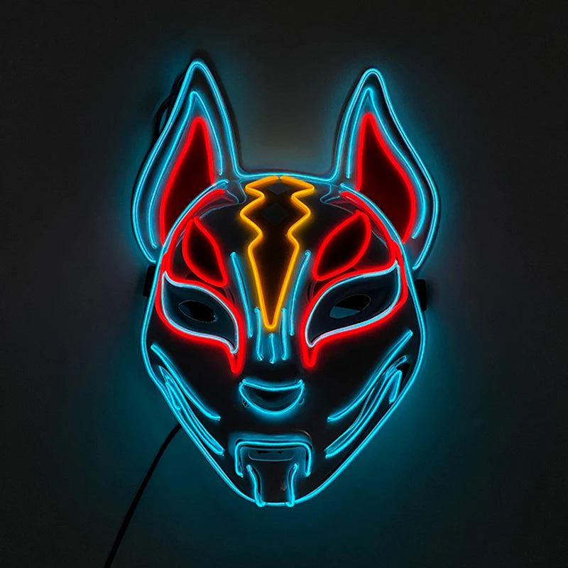 Happy Halloween: Máscara Luminosa para Fiestas