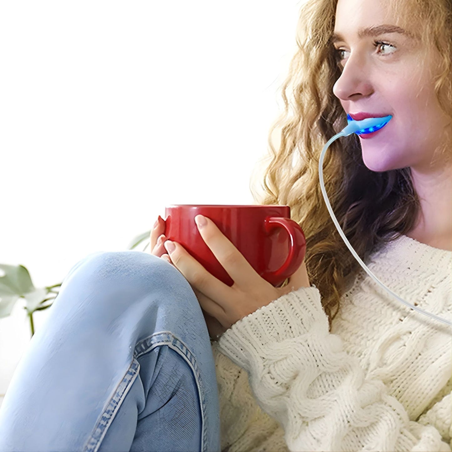 Kit blanqueamiento dental Happy BrightLite con luz LED
