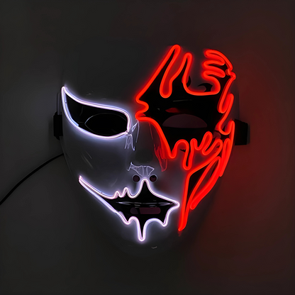 Happy Máscara Luminosa para Fiestas