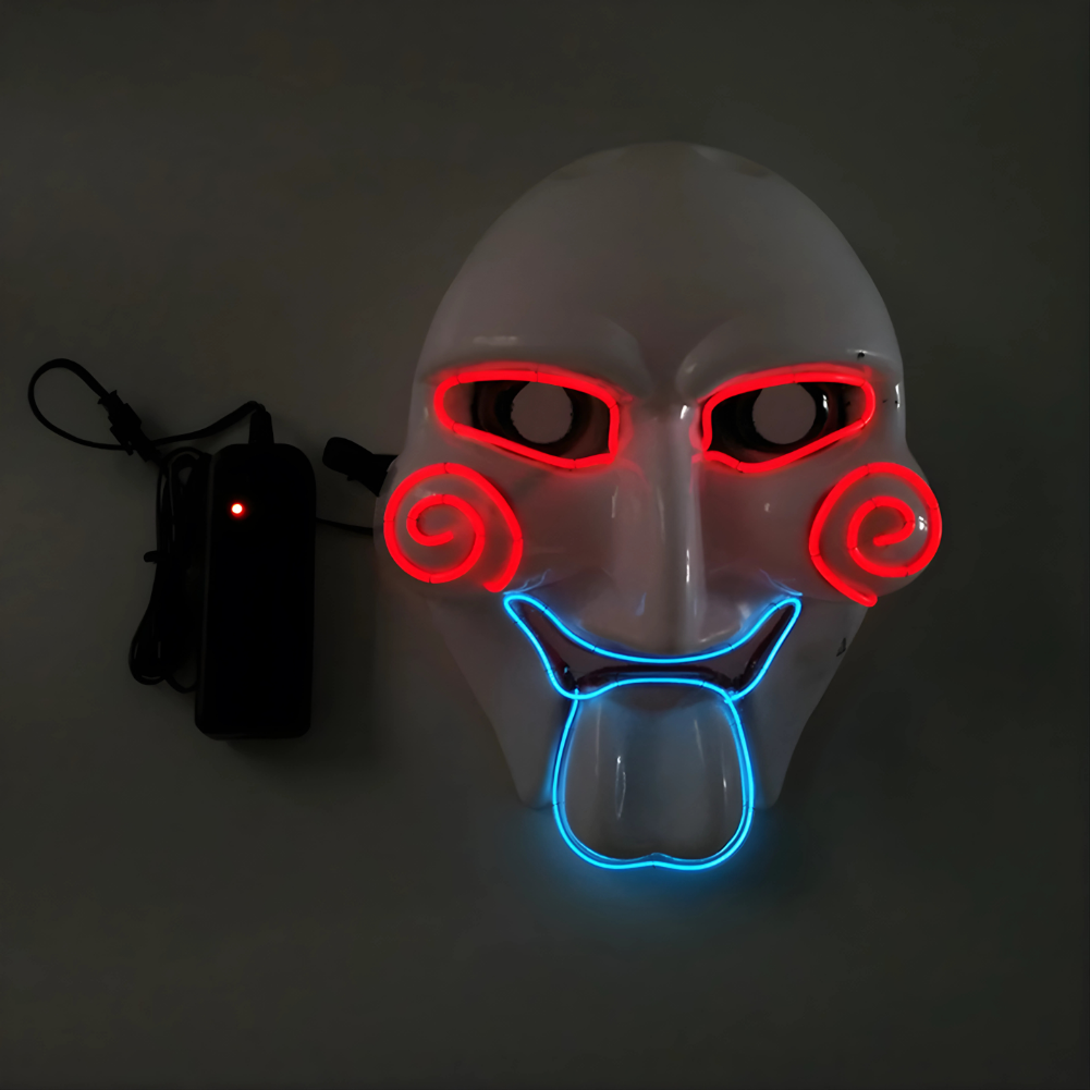 Happy Máscara Luminosa para Fiestas