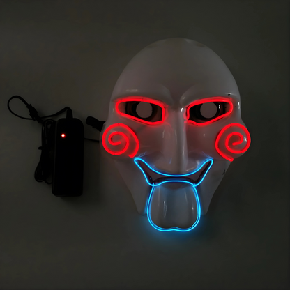 Happy Máscara Luminosa para Fiestas