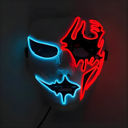 Happy Máscara Luminosa para Fiestas