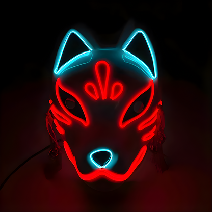 Happy Máscara Luminosa para Fiestas