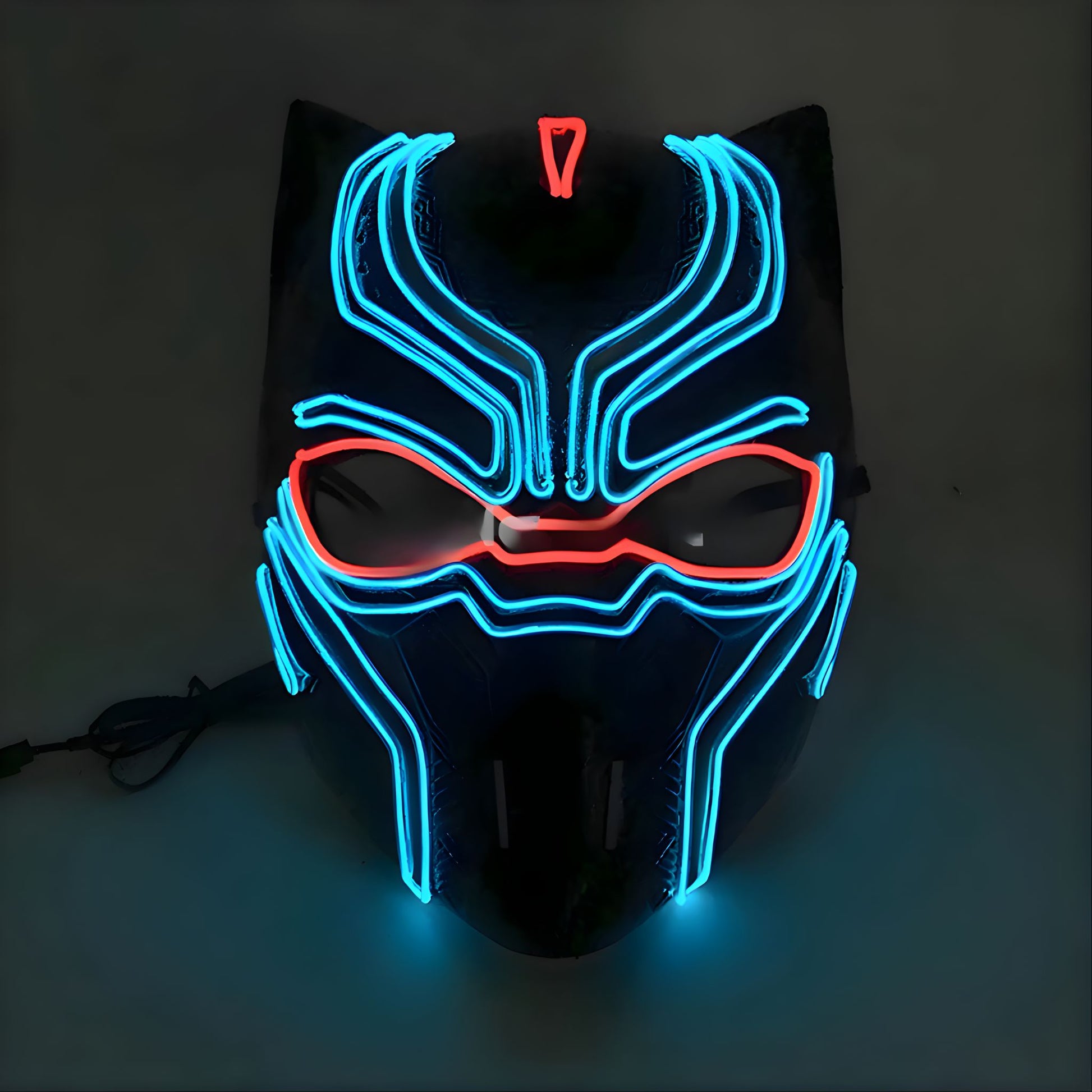 Máscara LED Demonio Diabólico brillante para Halloween terror
