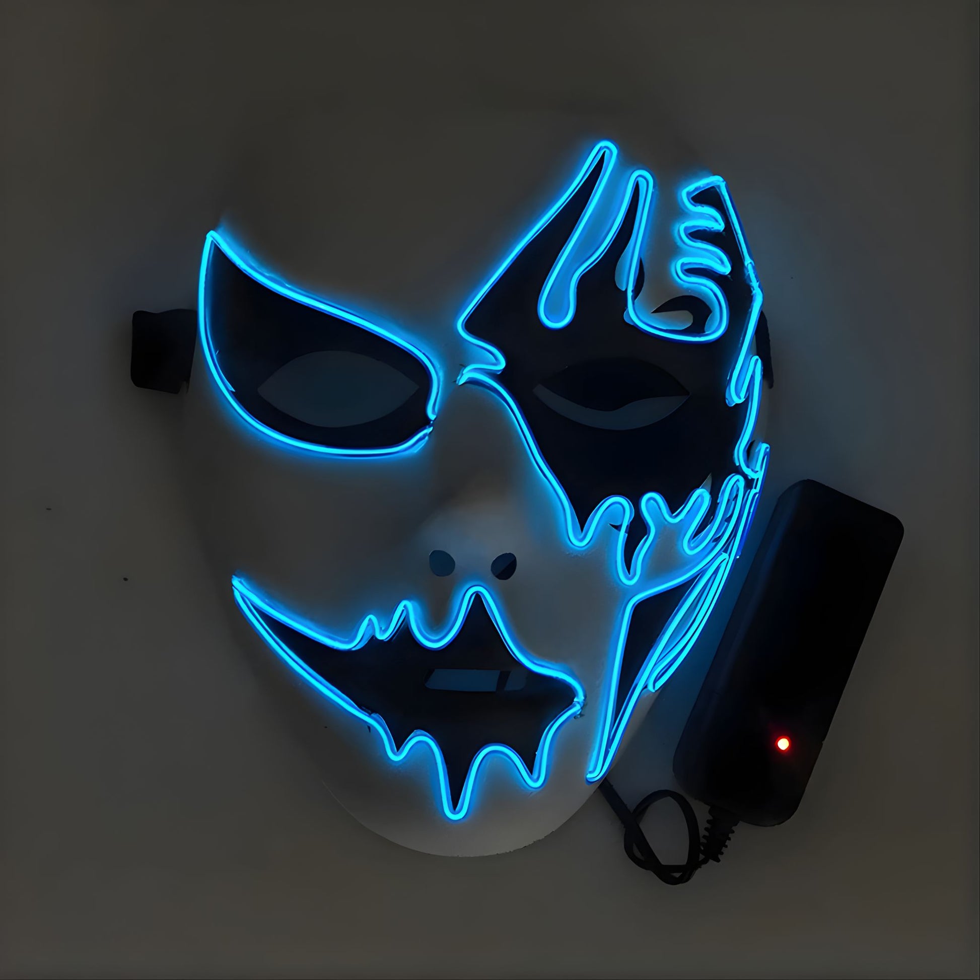 Máscara LED Fantasma de la Ópera para fiestas elegantes
