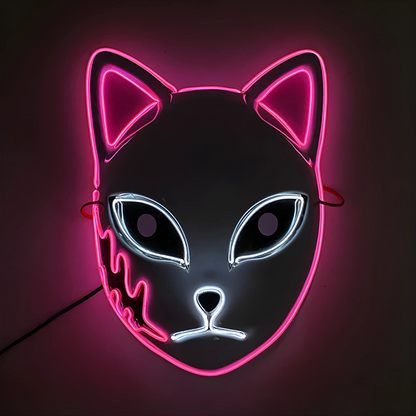 Happy Máscara Luminosa para Fiestas