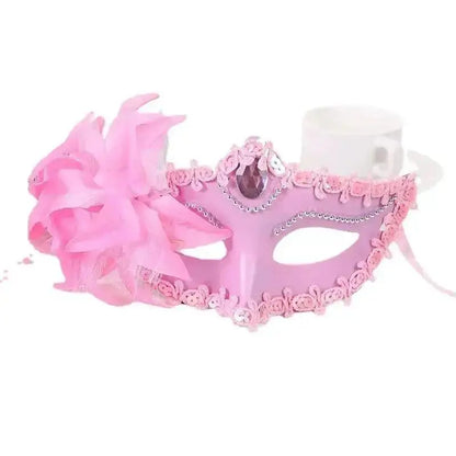 Happy Halloween: Media Máscara para Princesa - Accesorio Elegante para Vestidos Sexys