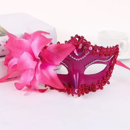 Happy Halloween: Media Máscara para Princesa - Accesorio Elegante para Vestidos Sexys