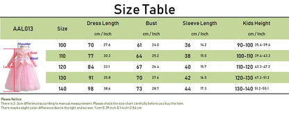 Happy Halloween: Vestido de Princesa Aurora para Niñas - Rosa y Brillante para Fiestas