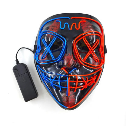 Happy Halloween: Máscara Luminosa para Fiestas