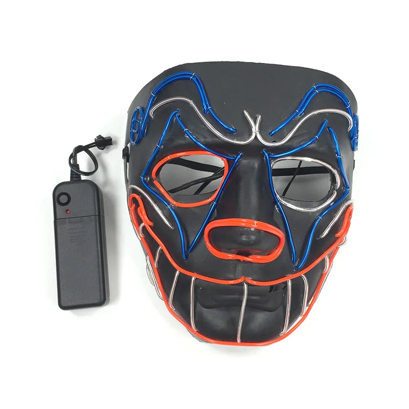 Happy Halloween: Máscara Luminosa para Fiestas