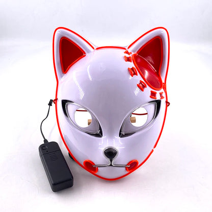 Happy Halloween: Máscara Luminosa para Fiestas