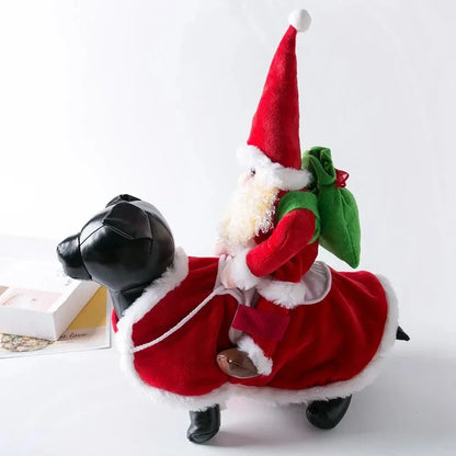 Disfraz Santa Claus para Mascotas - Diversión Navideña