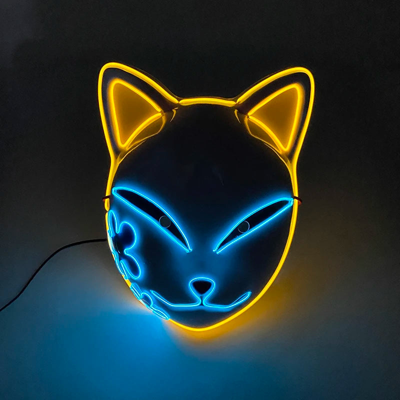 Happy Halloween: Máscara Luminosa para Fiestas