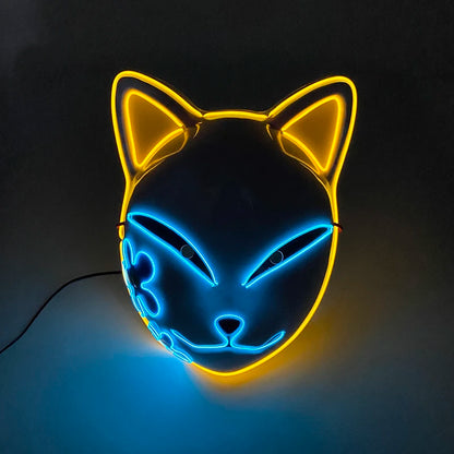 Happy Halloween: Máscara Luminosa para Fiestas